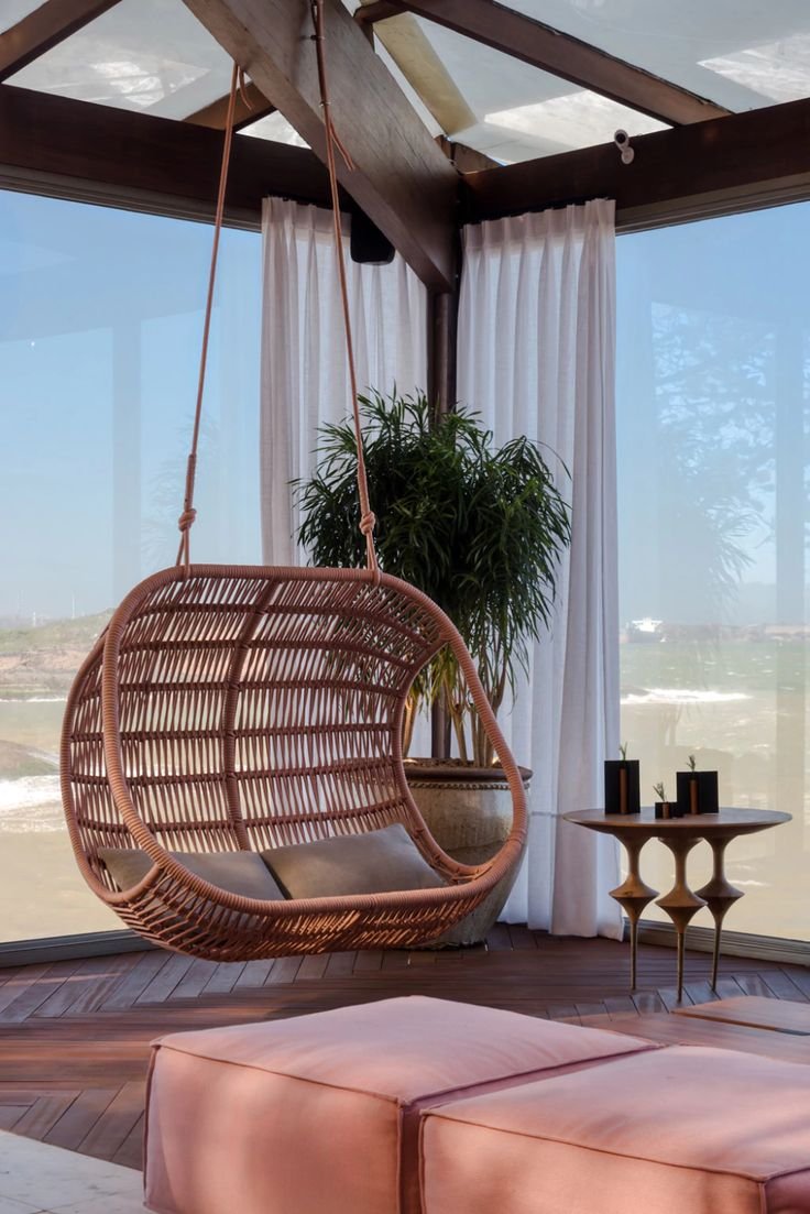 Hanging Woven Baskets